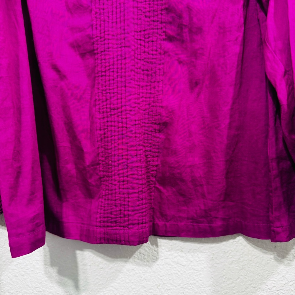 New Farm Rio Kelsie Purple Blouse Size Medium - Picture 8 of 16